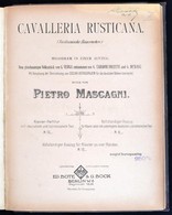 Georges Bizet: Carmen Oper 4 Akten. Wien,én.,'Universal-Edition',1 T.+177 P. Német Nyelven.+Pietro Mascagni: Cavalleria  - Sonstige & Ohne Zuordnung