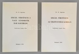 Dr. Hendrik Jagersma: Izráel Története. 1-2. Köt. 1. Köt.: Az ószvetségi Korban. 2. Köt.: Nagy Sándortól Bar Kochbáig. F - Sin Clasificación