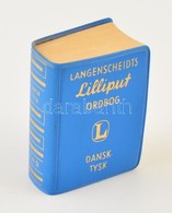 Langenscheidts Lilliput Ordbog: Dansk-Tysk. Berlin-Schöneberg,é.n.,Langenscheidt KG. Dán és Német Nyelven. Kiadói Aranyo - Unclassified