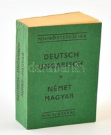 Deutsch-Ungarisch/Német-Magyar Miniszótár. Miniwörterbücher. Bp., 1973, Terra. Német és Magyar Nyelven. Kiadói Papírköté - Sin Clasificación