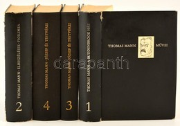 Thomas Mann Művei 1-4. Kötet. Bp., 1968. Helikon. Kiadói Egészvászon Kötésben, Kettő Kopott. - Sin Clasificación