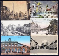 ** * Kb. 150 Db RÉGI Külföldi Városképes Lap / Cca. 150 Pre-1945 European Town-view Postcards - Unclassified