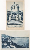 ** * 4 Db RÉGI Olasz Városképes Lap / 4 Pre-1945 Italian Town-view Postcards: Lido Di Venezia, Trieste, Firenze, Trieste - Sin Clasificación