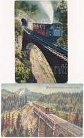 ** 2 Db RÉGI Külföldi Vasúti Képeslap / 2 Pre-1945 European Railway Postcards: Mariazellerbahn, Pilatusbahn - Sin Clasificación