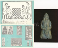 ** * 6 Db MODERN Motívum Képeslap: Sakk Figurák / 6 Modern Chess Motive Postcards, Pieces - Ohne Zuordnung