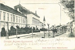 T2/T3 1905 Balassagyarmat, Fő Utca, Vármegyeháza, Templom. Halyák István Kiadása (EK) - Sin Clasificación