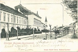 T2/T3 1905 Balassagyarmat, Fő Utca, Vármegyeháza, Templom. Halyák István Kiadása (EK) - Ohne Zuordnung