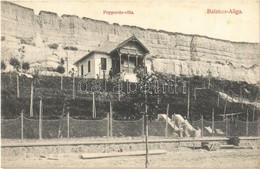 T2 1909 Balatonaliga (Balatonvilágos), Poppovits Villa, Lépcső és Járda építése. Novák Jenő Kiadása - Sin Clasificación