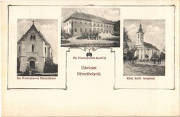 T2 1913 Bóly, Németbóly; Herceg Montenuovo Mauzóleuma és Kastélya (Batthyány Kastély), Római Katolikus Templom. Art Nouv - Sin Clasificación