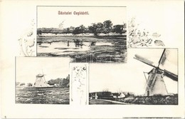 * T2 Cegléd, Szélmalom. Sárik Gyula Kiadása. Art Nouveau, Floral - Sin Clasificación