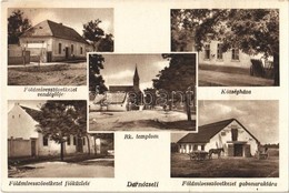 T2/T3 1951 Darnózseli, Földmívesszövetkezet Vendéglője, Községháza, Római Katolikus Templom, Földmívesszövetkezet Fióküz - Sin Clasificación