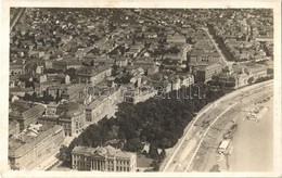 T2/T3 Szeged, Stefánia Sétány, Múzeum, Színház. Légi Felvétel. Aerophoto. Délvidéki Aero Klub + '1936 Szegedi Szabadtéri - Sin Clasificación