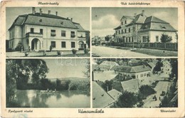 * T2/T3 1941 Vámosmikola, Huszár-kastély, Volt Határőrlaktanya, Ipolyparti Részlet, Utcarészlet (Rb) - Sin Clasificación