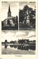 T2 1944 Veresegyház, Tópart, Római Katolikus Templom, Hősök Szobra - Sin Clasificación