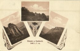 T2/T3 1911 Kapnikbánya, Cavnic; Részlet A Guttinról (Gutin-hegység). Kiadja Terray Gyula / Muntii Gutai / Mountain Range - Sin Clasificación