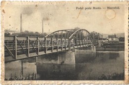 T2/T3 1930 Marosújvár, Uioara, Ocna Mures; Podul Peste Muras / Maros Híd. Josif Veress Kiadása / Mures River Bridge (fl) - Sin Clasificación