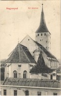 T2 1910 Nagyenyed, Aiud; Református Templom. Lázár Adolf Kiadása / Calvinist Church - Sin Clasificación