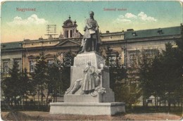 * T3 1918 Nagyvárad, Oradea; Szacsvay Imre Szobor / Monument, Statue Of Imre Szacsvay, Martyr Of The Hungarian Revolutio - Sin Clasificación