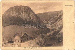 * T2/T3 Petrozsény, Petrosani; Boli Barlang Vasútállomás. Herz Henrik Kiadása 1909 / Pestera Bolii Railway Station (EK) - Sin Clasificación