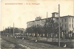 T2 1912 Sepsiszentgyörgy, Sfantu Gheorghe; M. Kir. Dohánygyár / Tobacco Factory + 'VAJNAFALVA POST. ÜGYN.' - Sin Clasificación