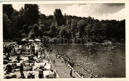 ** T2 Szováta-fürdő, Baile Sovata; Medvetói Strand, Fürdőzők, Napozók. Körtesi Károly Fényképész Felvétele és Kiadása /  - Sin Clasificación