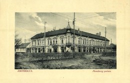 T2 1910 Zsombolya, Hatzfeld, Jimbolia; Muschong Palota, Kereskedelmi és Iparbank, Funk György üzlete. W.L. Bp. 6645. / P - Sin Clasificación