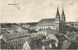 T2 1913 Komárom, Komárno; Látkép, Templom. Laky Béla Kiadása / General View, Church - Otros & Sin Clasificación