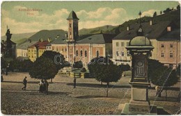 T4 1910 Körmöcbánya, Kremnitz, Kremnica; Főtér, Goldner Testvérek üzlete / Main Square, Shop Of The Goldner Brothers (áz - Otros & Sin Clasificación