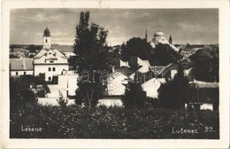 * T2 Losonc, Lucenec; Látkép A Zsinagógával / General View With Synagogue - Otros & Sin Clasificación