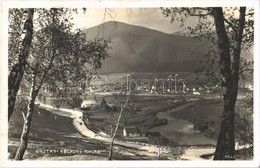 T2/T3 1938 Ruttka, Vrútky; Celkovy Pohlad / Látkép A Zsinagógával / General View With Synagogue - Otros & Sin Clasificación