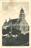 T2/T3 1929 Szakolca, Skalica; Farsky Kostol Sv. Michala / Szent Mihály Plébániatemplom / Parish Church (fl) - Otros & Sin Clasificación