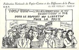 Themes Div-ref DD1043-dessin Illustrateur -federation Nationale Du Papier Carton Et Des Diffuseurs De La Presse Paris 8e - Non Classés