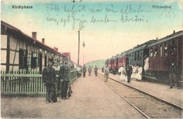 T2/T3 Királyháza, Koroleve; Vasútállomás, Vonat / Railway Station, Train - Sonstige & Ohne Zuordnung