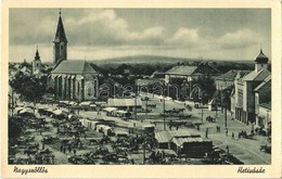 ** T2 Nagyszőlős, Nagyszőllős, Vynohradiv (Vinohragyiv), Sevljus, Sevlus; Hetivásár, Piac, Templom / Market, Church - Sonstige & Ohne Zuordnung