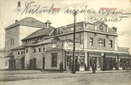 T2 1908 Ungvár, Uzshorod, Uzhorod; Színház épület, Riesenberg József, Rosenbaum Ferenc, Weinman Samu és Klinger Sándor ü - Otros & Sin Clasificación