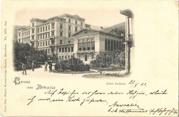 T2/T3 1898 Abbazia, Opatija; Hotel Stefanie (EK) - Sonstige & Ohne Zuordnung