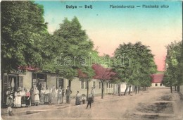 T2/T3 1913 Dálya, Dalja, Dalj (Erdőd, Erdut); Planinska Utca, Krausz üzlete / Planinska Ulica / Street View, Shop Of Kra - Otros & Sin Clasificación