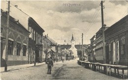 * T2/T3 1927 Fehértemplom, Ung. Weisskirchen, Bela Crkva; Utca, Szerb Olvasókör / Street, Serbian Reading Room (EK) - Sin Clasificación