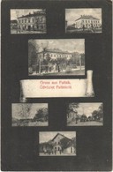 T2/T3 1907 Futak, Futtak, Futog; Rudolfinum Zárda Iskola, Marianum Kórház, Hadik Kastély, Vásár Tér, Újfutaki Fő Utca, V - Ohne Zuordnung