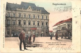 * T2/T3 1905 Nagybecskerek, Zrenjanin, Veliki Beckerek; Ferenc József Tér és Bejárat A Jókai Utcába, Schneider János, Me - Sin Clasificación