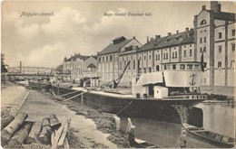 ** T1/T2 Nagybecskerek, Zrenjanin, Veliki Beckerek; Bega Részlet, Erzsébet Híd, 'Ernő' Uszály. Almásy és Szepessy Kiadás - Sin Clasificación