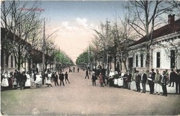 T2 1914 Óbecse, Stari Becej; Fő Utca. Lévai Lajos Kiadása / Main Street - Ohne Zuordnung