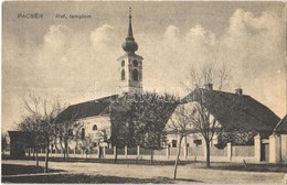 T2 1931 Pacsér, Pacir; Református Templom. Hunszinger Keresztély Kiadása /  Calvinist Church - Sin Clasificación
