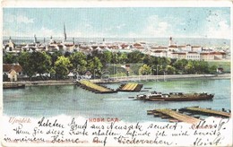 T2/T3 1901 Újvidék, Novi Sad, Neusatz; Hajóhíd / Pontoon Bridge  (fa) - Sin Clasificación
