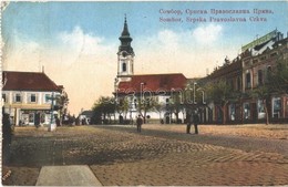 T2/T3 Zombor, Sombor; Szerb Görögkeleti Templom, üzlet, Bank / Srpska Pravoslavna Crkva / Serbian Orthodox Church, Bank, - Sin Clasificación