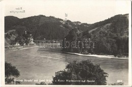 ** T1 Greiner Strudel Mit Insel Wörth U. Ruine Werfenstein A.d. Donau / Castle Ruin - Otros & Sin Clasificación