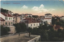 T3 1917 Herceg Novi, Castelnuovo; Hotel Bellavista + 'K.u.K. Festungs-Artillerie-Regiment Freiherr Von Rouvroy Nr. 5. De - Sonstige & Ohne Zuordnung