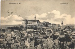 T2/T3 1915 Mikulov, Nikolsburg; Totalansicht / General View, Mikulov Castle. Franz J. Beierl (EK) - Other & Unclassified