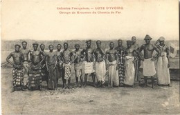 ** T2 Cote D'Ivoire, Ivory Coast; Groupe De Kroomen Du Chemin De Fer / Railway Kroomen Group (fl) - Otros & Sin Clasificación