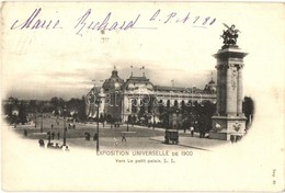 T2/T3 1900 Paris, Exposition Universelle, Vers Le Petit Palais / Palace - Otros & Sin Clasificación